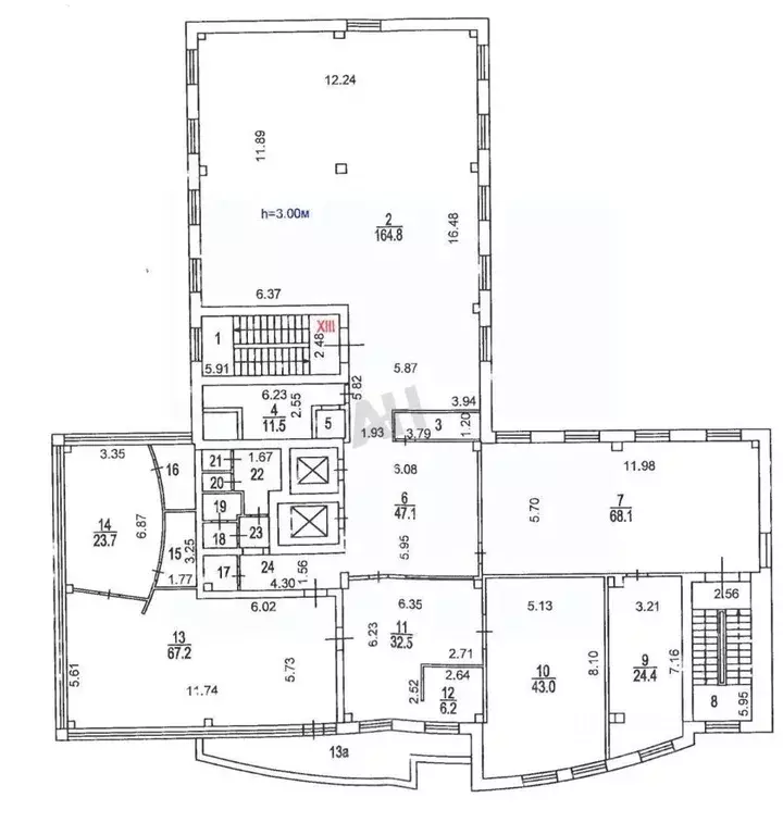 Помещение свободного назначения в Москва Рябиновая ул., 41к1 (796 м) - Фото 2