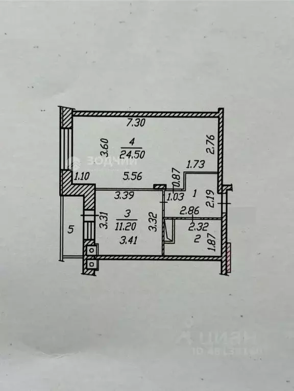 1-к кв. Чувашия, Чебоксары Университетская ул., 38к1 (45.6 м) - Фото 2
