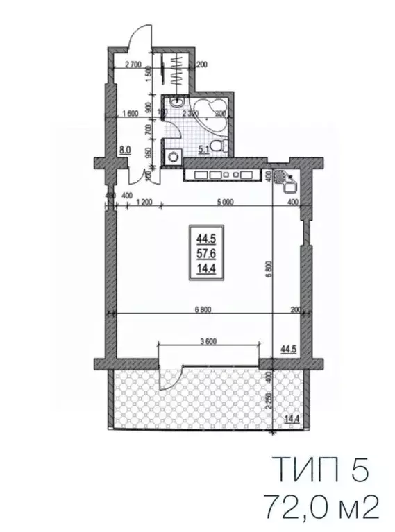 1-к кв. Крым, Ялта муниципальный округ, Курпаты пгт ш. Алупкинское, 10 ... - Фото 2