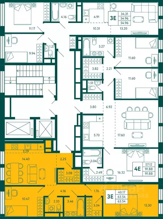 2-к кв. Башкортостан, Уфа ул. Авроры, 18к1 (63.8 м) - Фото 2