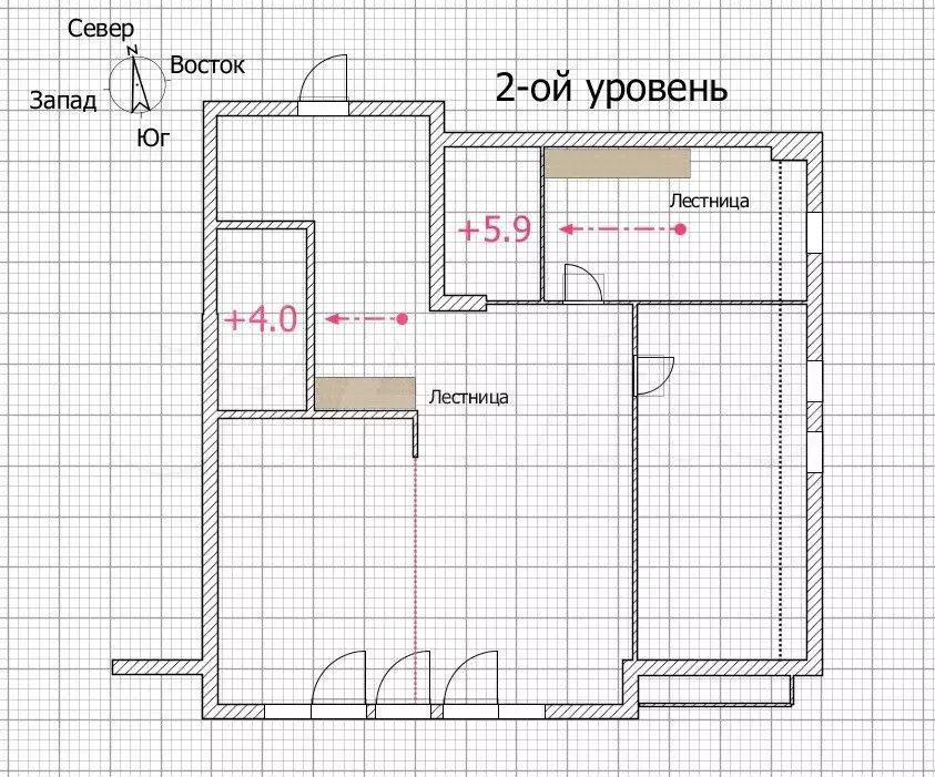 3-к. квартира, 99,3 м, 6/6 эт. - Фото 1