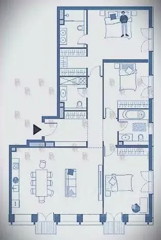 4-к кв. Москва ул. Костикова, 4к5 (137.0 м) - Фото 1