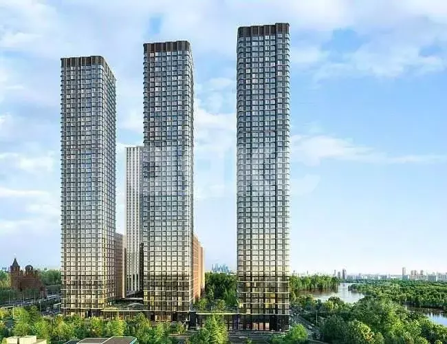 1-к кв. Москва Клифф 5 кв-л, Сити Бэй жилой комплекс, 4 (40.1 м) - Фото 1