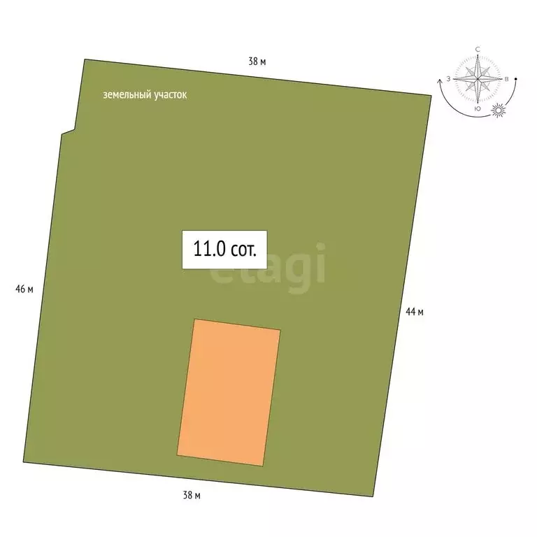 Дом в село Мульта, Строительная улица (96 м) - Фото 1