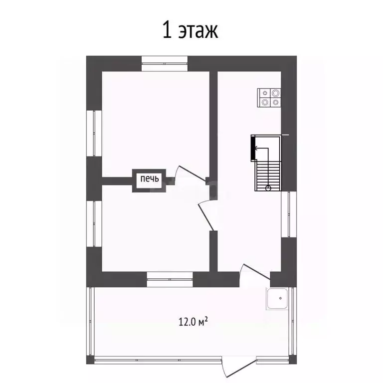 Дом в Тюменская область, Тюмень Гвоздика СНТ, ул. Парфенова (39 м) - Фото 1