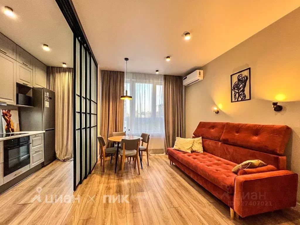 Студия Москва бул. Скандинавский, 9 (31.7 м) - Фото 1