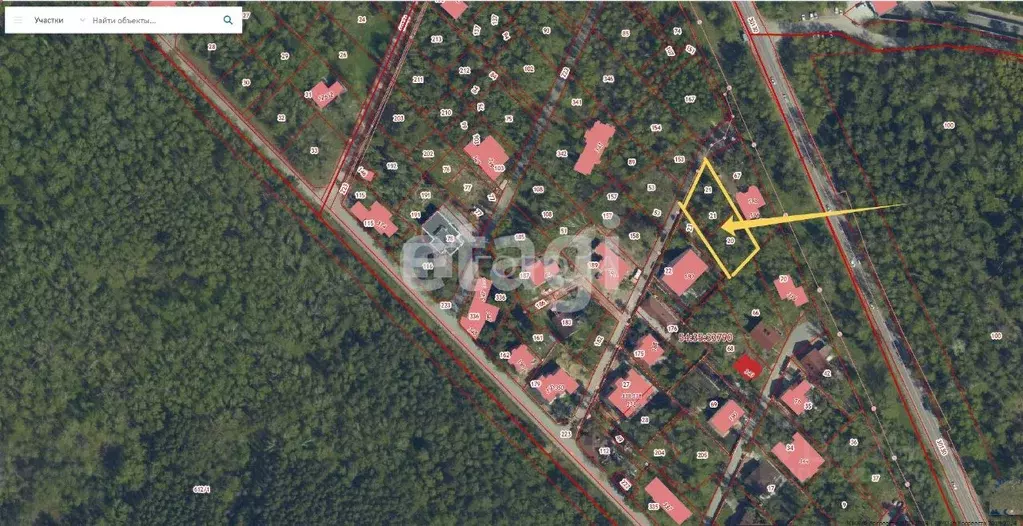 Участок в Новосибирская область, Новосибирск Серебряный лес кп,  (14.6 ... - Фото 2