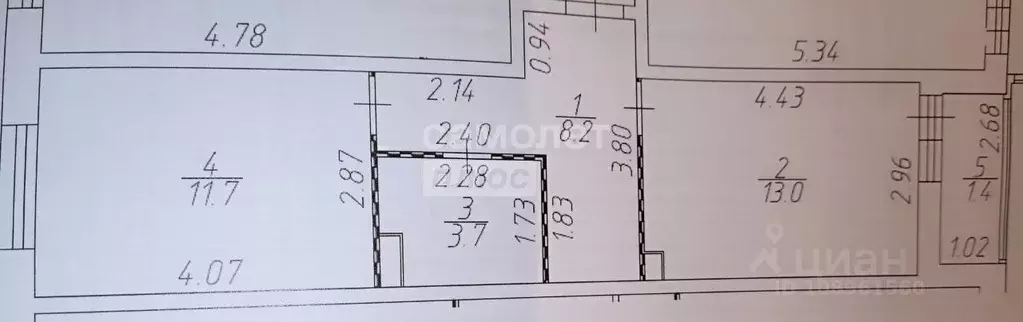 1-к кв. Московская область, Люберцы городской округ, Мирный пгт ул. ... - Фото 2