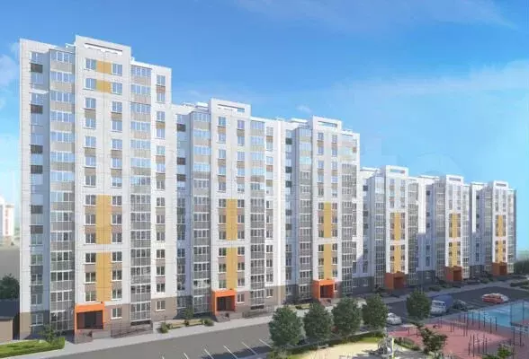 2-к. квартира, 64,7 м, 7/12 эт. - Фото 1