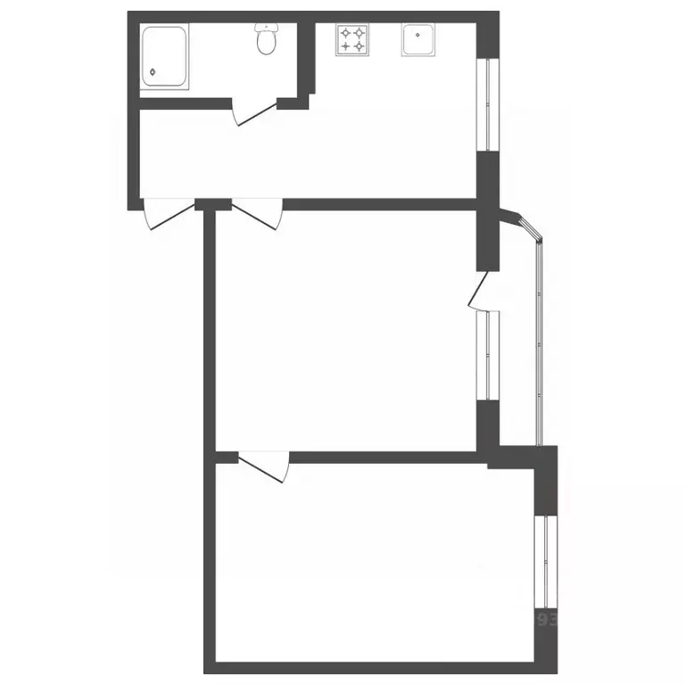 2-к кв. Тюменская область, Тюмень ул. 50 лет Октября, 62Ак2 (60.0 м) - Фото 1