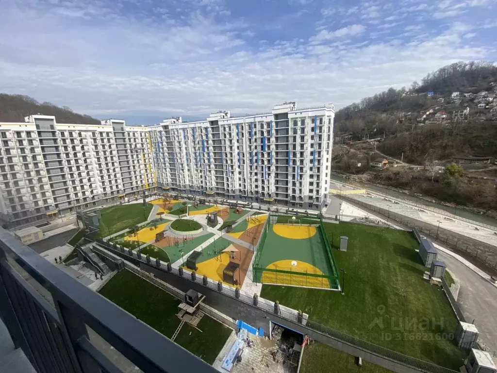 Студия Краснодарский край, Сочи ул. Искры, 88к1 (24.5 м) - Фото 0