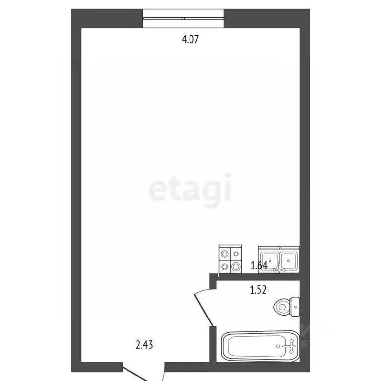 Студия Саха (Якутия), Якутск ул. Можайского, 13/3Гк3 (24.9 м) - Фото 2