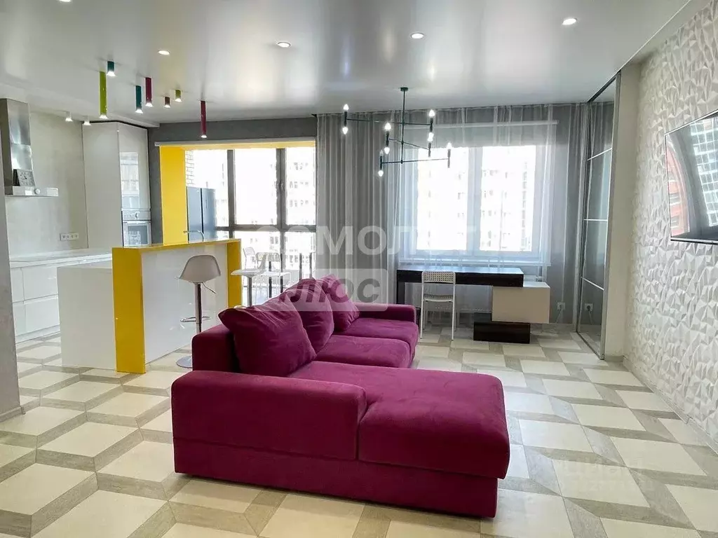 Студия Иркутская область, Иркутск ул. Седова, 65А/3 (48.0 м) - Фото 1