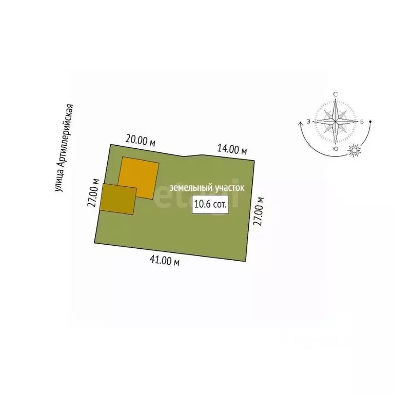 Дом в Амурская область, Благовещенск Артиллерийская ул., 55 (57 м) - Фото 2