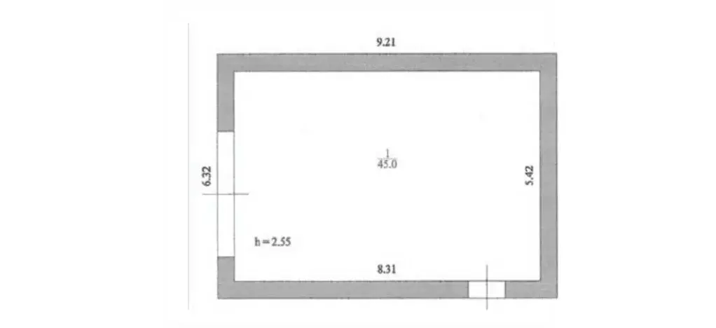 Гараж в Оренбургская область, с. Грачевка ул. Советская, 1 (45 м) - Фото 1