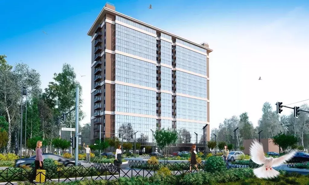 1-к кв. Санкт-Петербург ул. Крыленко, 36к2 (32.11 м) - Фото 2