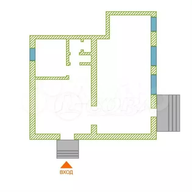 Продам торговое помещение, 113.5 м - Фото 0