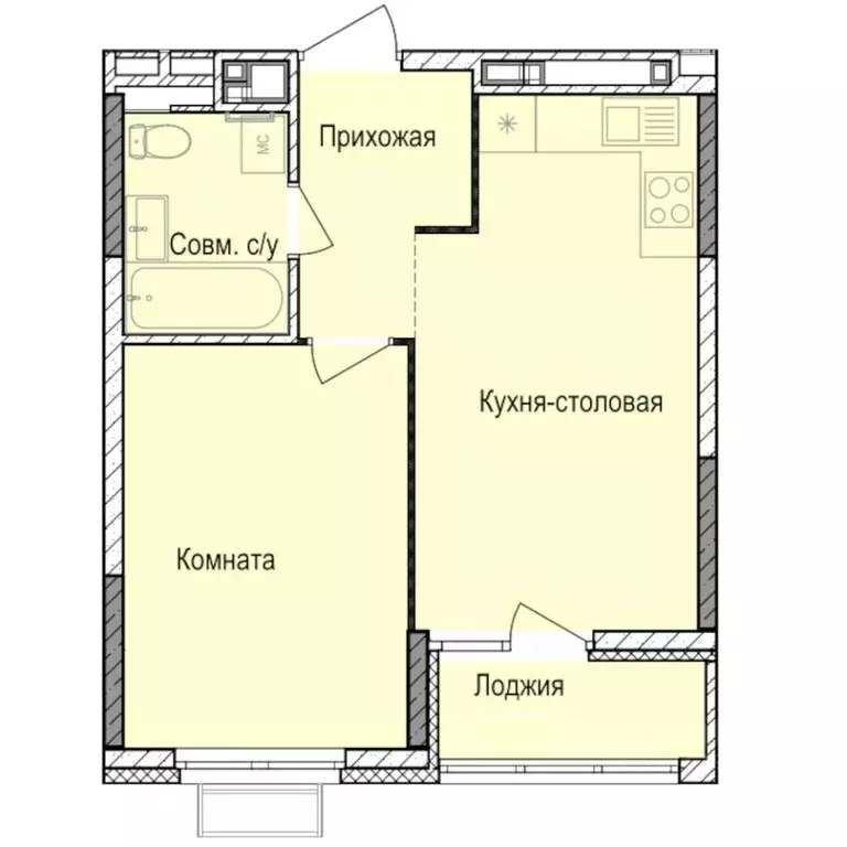 1-к кв. Удмуртия, Ижевск Автопроизводство жилрайон, Норвежский Лес ... - Фото 0