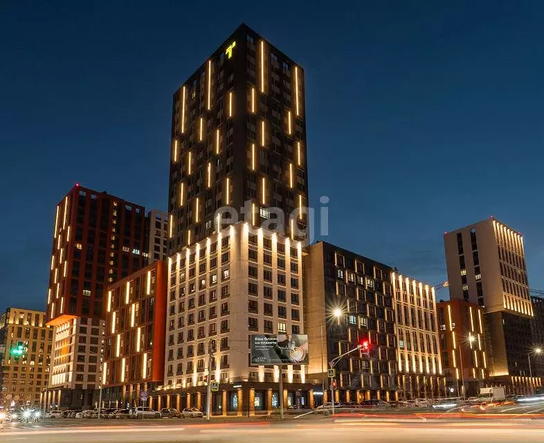 3-к кв. Башкортостан, Уфа ул. Рудольфа Нуреева, 5 (70.9 м) - Фото 2