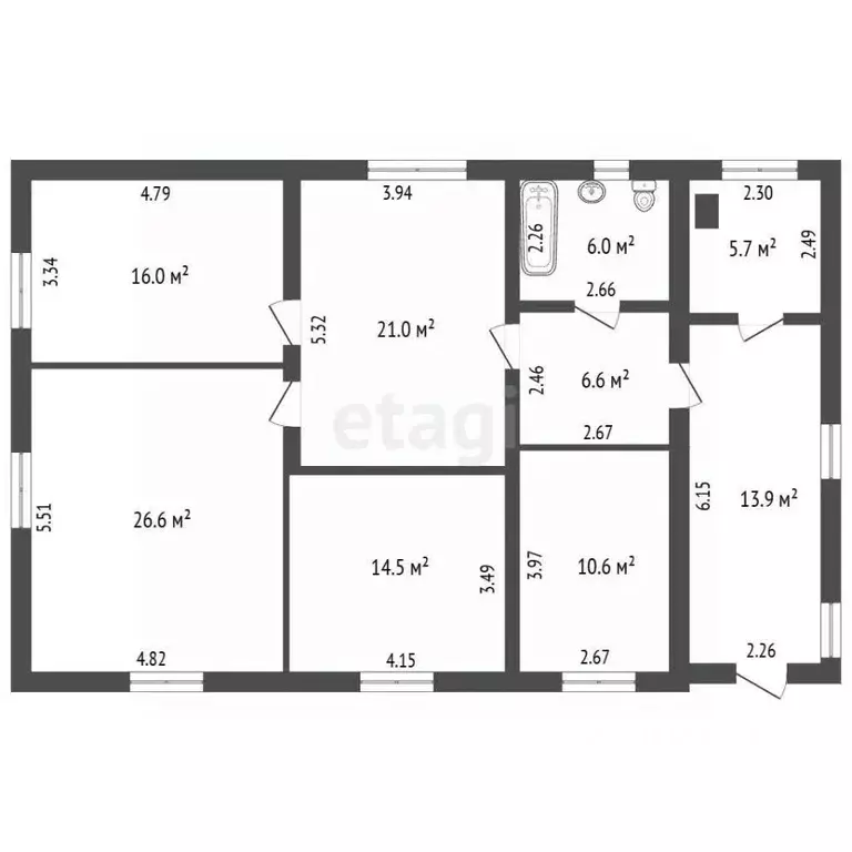 Дом в Кемеровская область, Новокузнецк Солдатская ул., 16 (121 м) - Фото 2