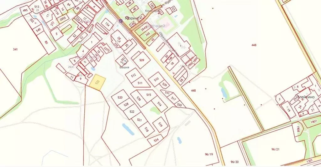 Участок в Вологодская область, д. Морино, д. Настасьино  (2951.0 сот.) - Фото 1