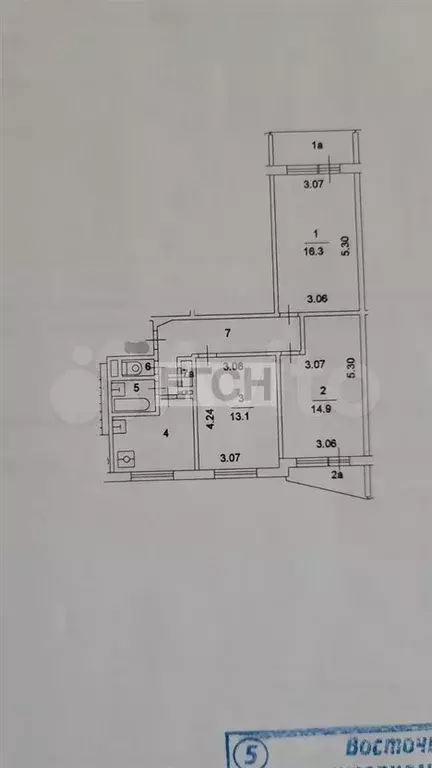 3-к. квартира, 64 м, 3/12 эт. - Фото 0