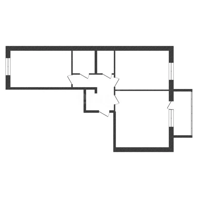 2-комнатная квартира: Кабицыно, Слободская улица, 49 (51.7 м) - Фото 0