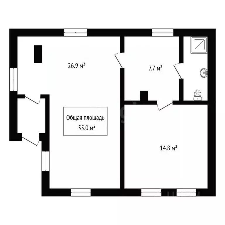 Дом в Новосибирская область, Новосибирск Карская ул., 67 (55 м) - Фото 2