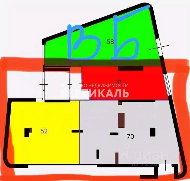 Помещение свободного назначения в Москва Тюменский проезд, 3к8 (155 м) - Фото 1