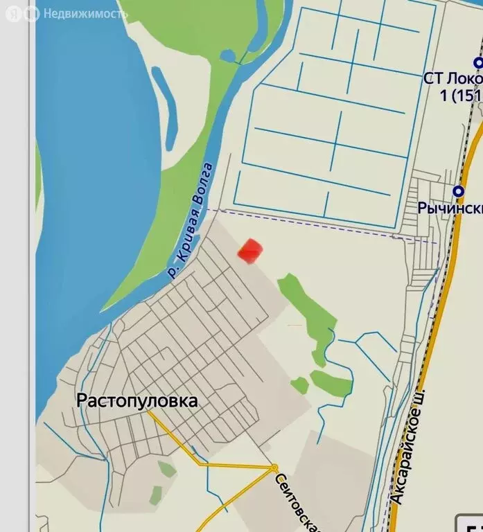 Участок в Приволжский район, село Растопуловка (8 м) - Фото 1