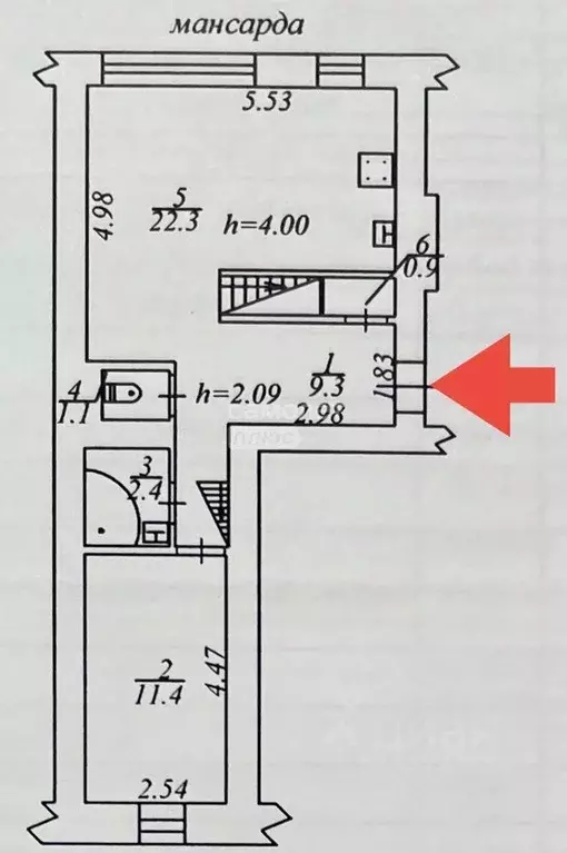 2-к кв. Ямало-Ненецкий АО, Ноябрьск ул. Республики, 38 (65.1 м) - Фото 2