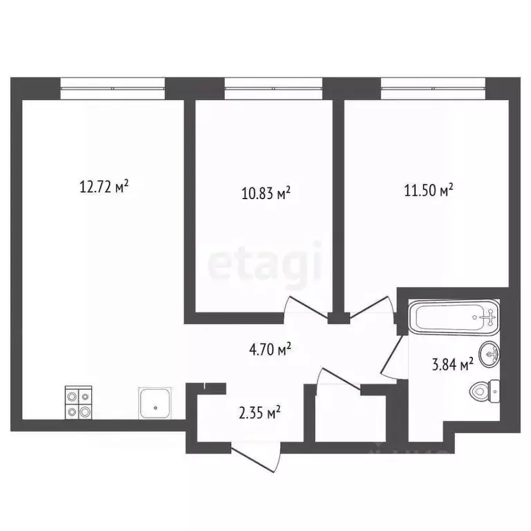 2-к кв. Московская область, Красногорск городской округ, Путилково пгт ... - Фото 2