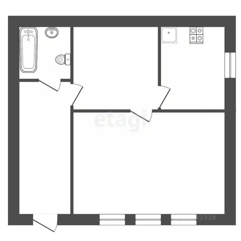 Дом в Владимирская область, Муром д. Волнино, ул. Луговая, 35 (27 м) - Фото 2