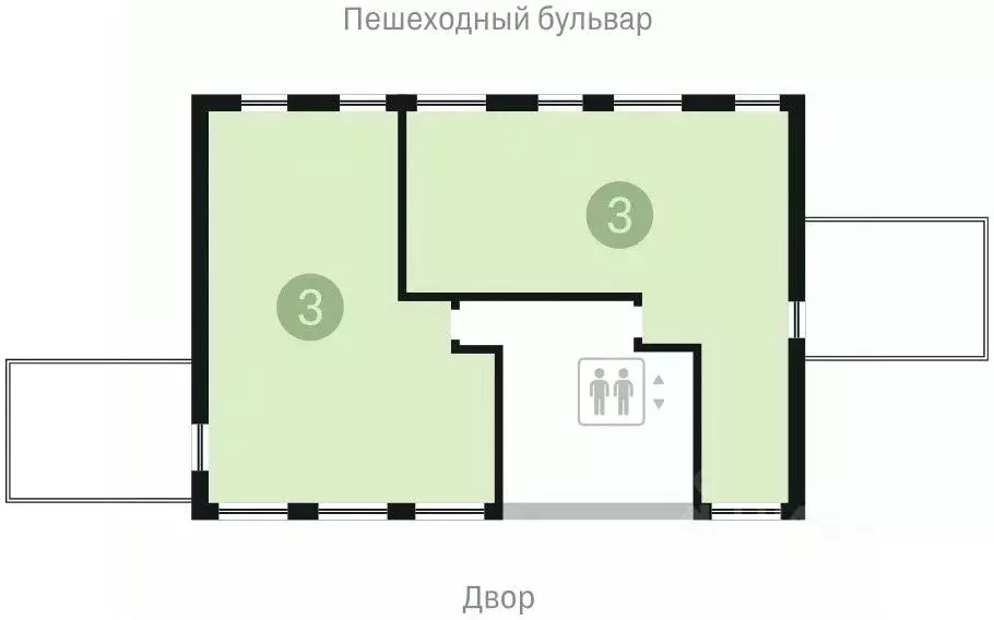 3-к кв. Свердловская область, Екатеринбург ул. Академика Ландау, 7 ... - Фото 1