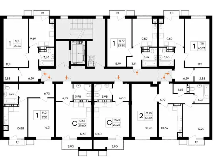 1-к кв. Крым, Симферопольский район, Гвардейское пгт, Республика жилой ... - Фото 2