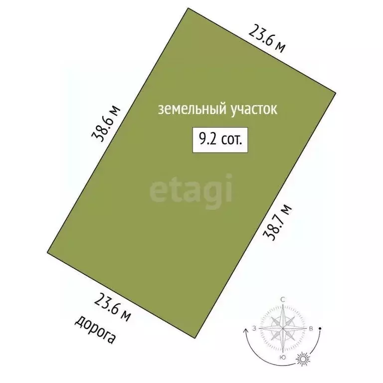 Участок в Тюменская область, Тюменский муниципальный округ, с. ... - Фото 2