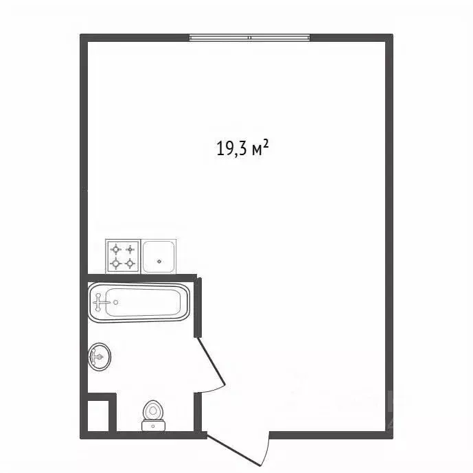 1-к кв. Башкортостан, Уфа Коммунистическая ул., 11/1 (42.9 м) - Фото 2