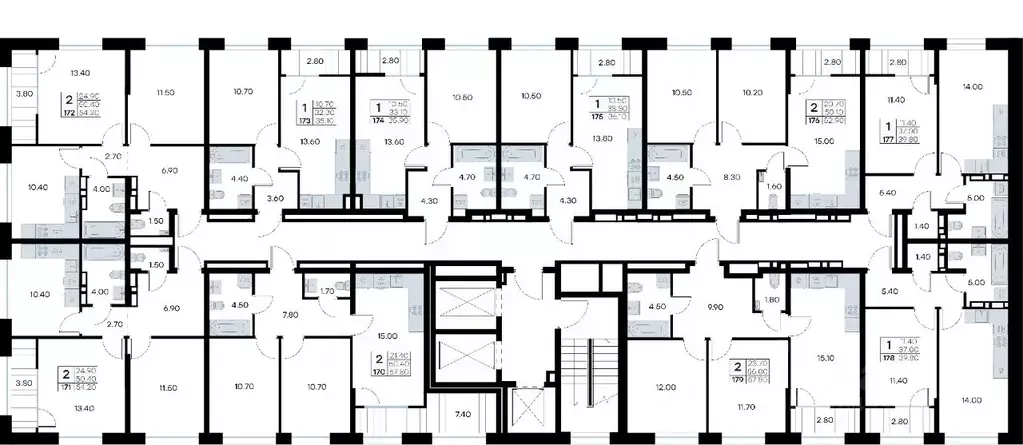 2-к кв. Приморский край, Владивосток ул. Нейбута, 135 (57.8 м) - Фото 2