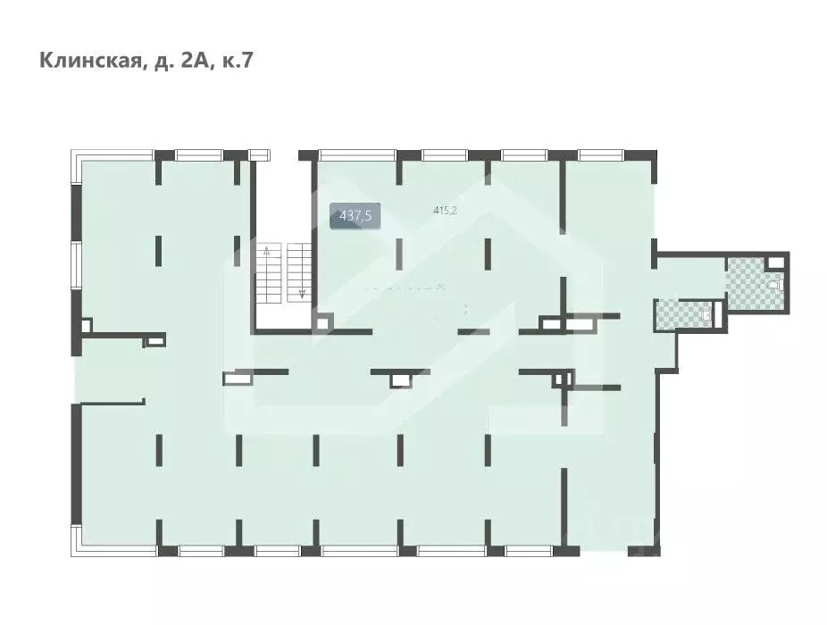 Помещение свободного назначения в Москва Клинская ул., 2Ак7 (438 м) - Фото 2