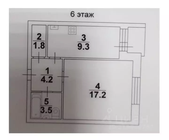 1-к кв. Саратовская область, Саратов ул. Имени К.В. Благодарова, 11 ... - Фото 0