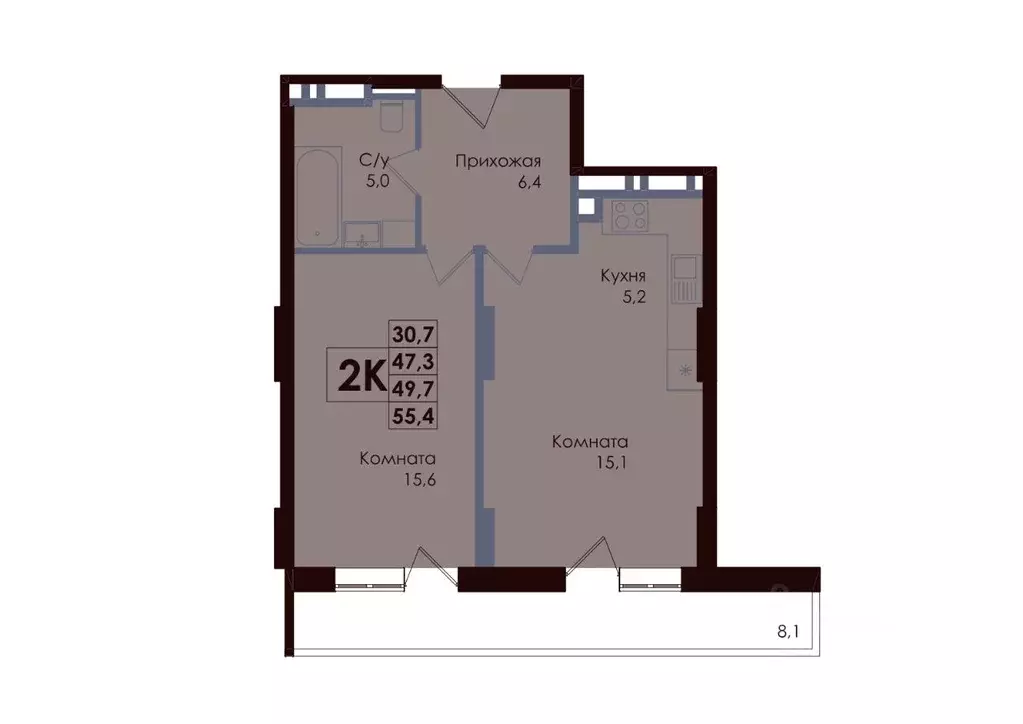 2-к кв. Ростовская область, Ростов-на-Дону Западный мкр, Академия ... - Фото 0