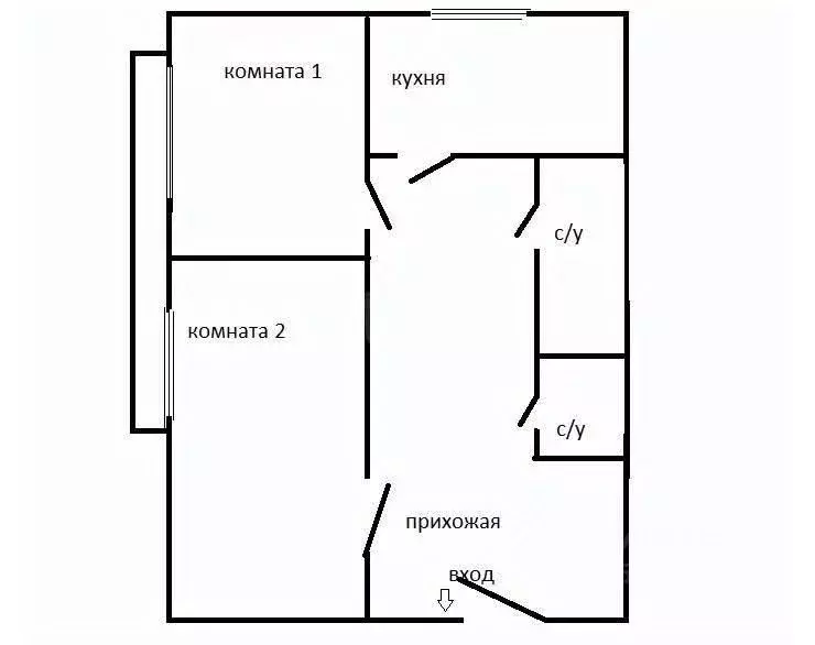 2-к кв. Тульская область, Тула ул. Льва Толстого, 117 (79.0 м) - Фото 2