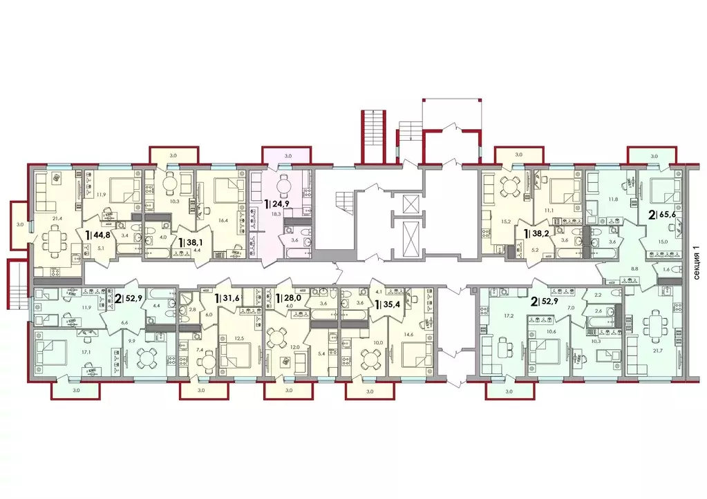 1-к кв. Тверская область, Калининский муниципальный округ, д. Батино ... - Фото 2