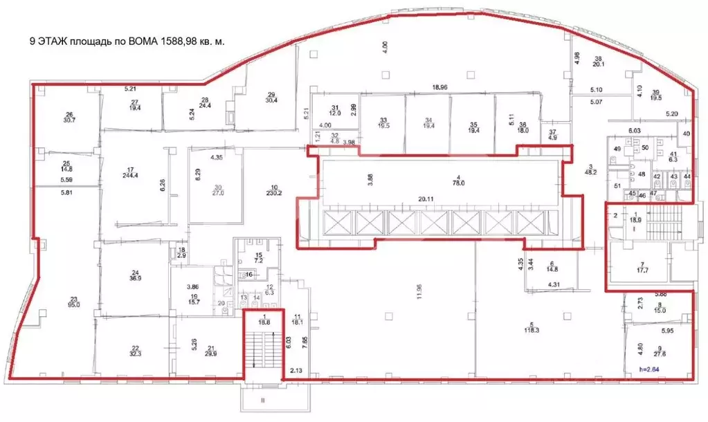 Помещение свободного назначения в Москва ул. Ивана Франко, 8 (1589 м) - Фото 2