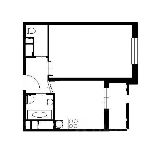 1-к кв. Московская область, Одинцово ул. Сколковская, 1А (40.5 м) - Фото 2