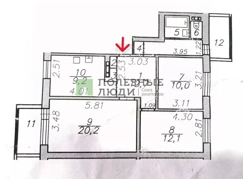 3-к кв. Астраханская область, Астрахань ул. Безжонова, 86к1 (72.7 м) - Фото 1