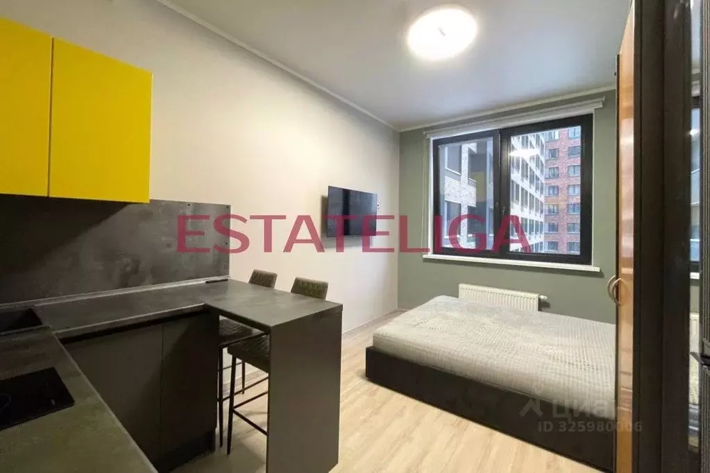 Студия Москва ул. Ивана Франко, 6 (15.0 м) - Фото 1