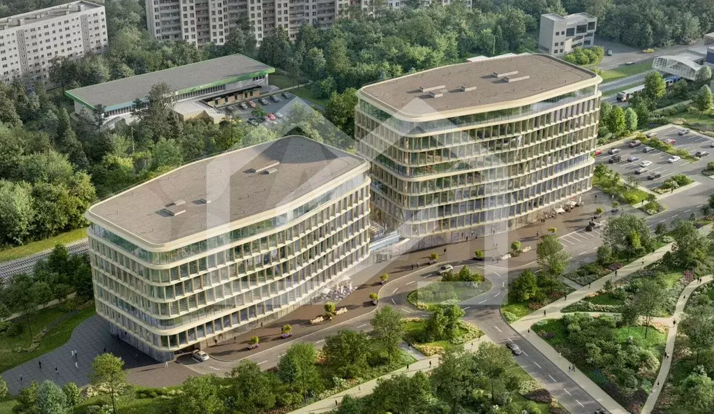 Офис в БЦ Upside Kuntsevo - Фото 1