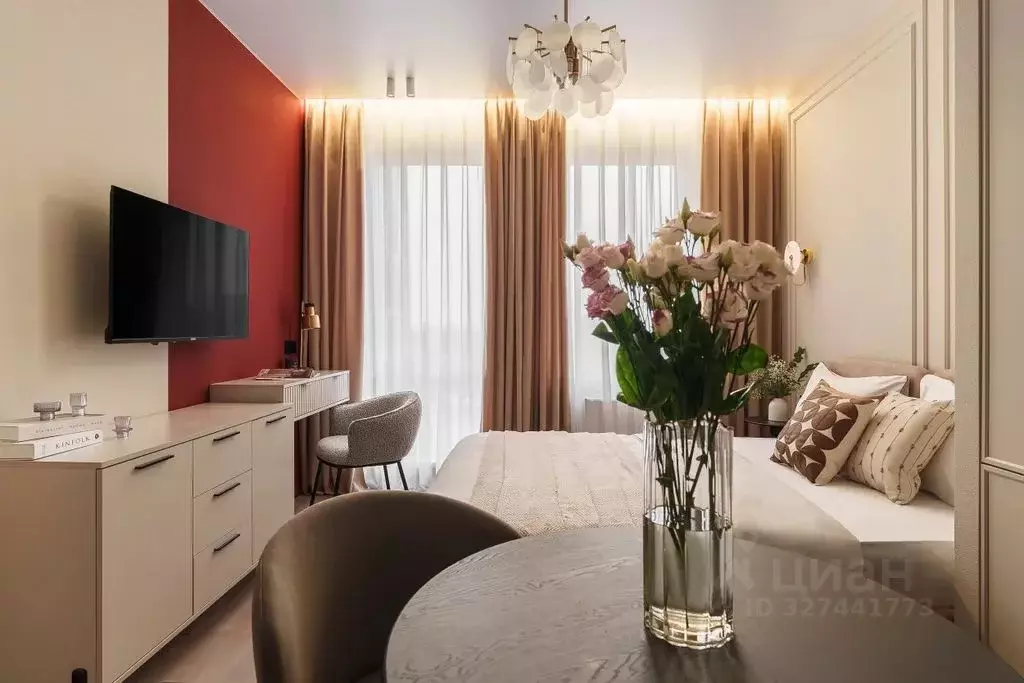 Студия Москва Новоостаповская ул., 20 (25.0 м) - Фото 1