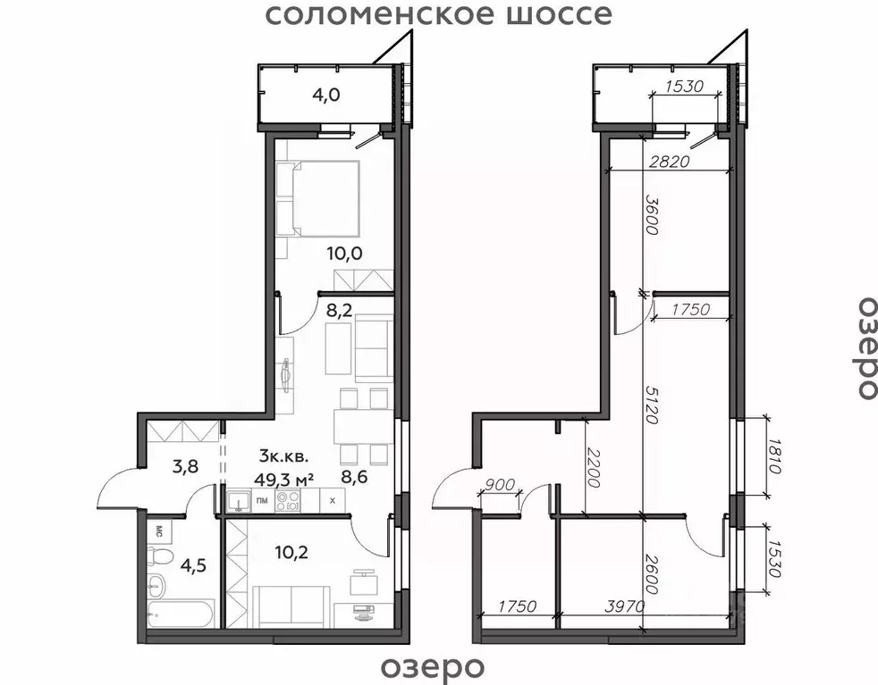 3-к кв. Карелия, Петрозаводск Район Северная промзона, Вороний Наволок ... - Фото 0